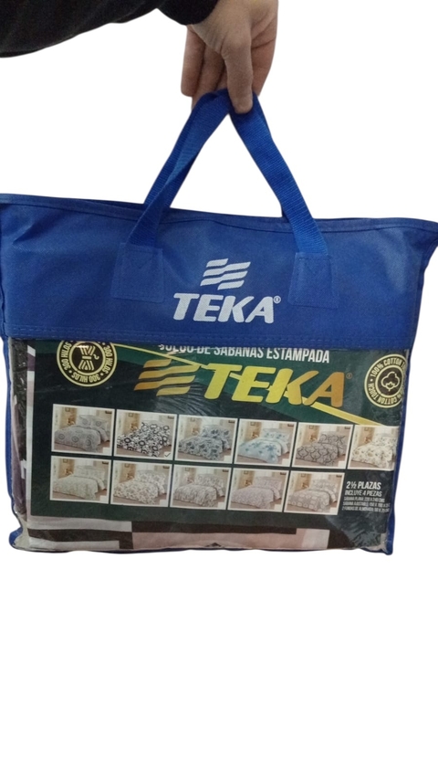 juego de sabana 2 1/2 300 hilos teka - comprar online