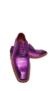 JR SHOES MOD 1315 - FUCSIA CROCO METALIZADO