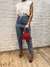 Bolsa Versace Couture Red Convertible Crystal Medusa Evening - loja online