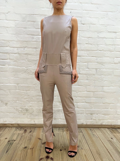 Macacão Couro Clé Leather 36