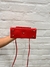 Bolsa Versace Couture Red Convertible Crystal Medusa Evening - comprar online