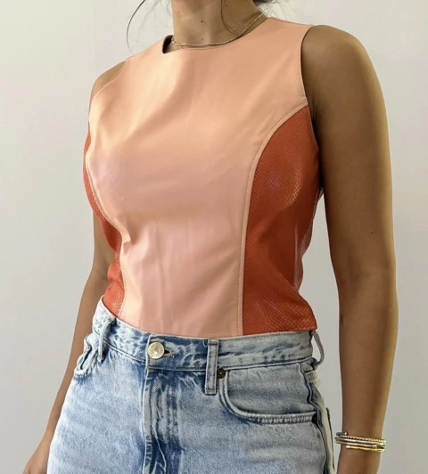 Regata Couro Gabardina 38 - comprar online