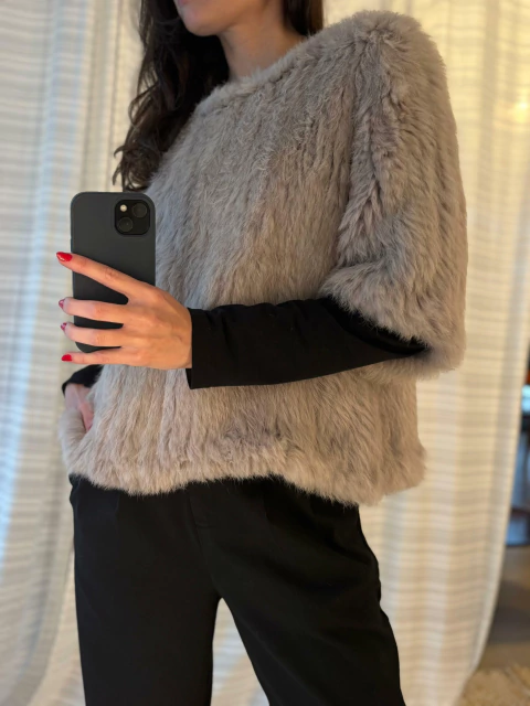 Blusa de pele Tam U - comprar online