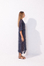 Vestido Poá Silver Marinho Maison Hunter P, M e G - comprar online
