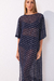 Vestido Poá Silver Marinho Maison Hunter P, M e G - comprar online