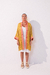 Kimono Aurea Duo Color Dourado Maison Hunter Tam U