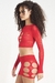CONJUNTO TOP SAIA VERMELHO - comprar online