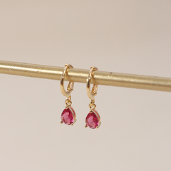 Aros Jazmín Magenta