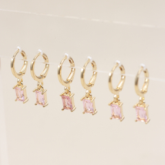 Aros Zalia Rosa - tienda online