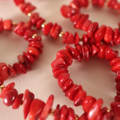 Imagen de Collar Marea rojo coral