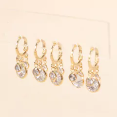 Pendiente Gala Blanco - comprar online
