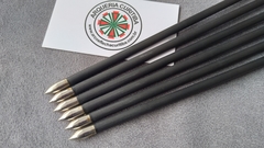 Flechas Carbono Spine 500 - Skylon Radius - VANES PLÁSTICAS - lote verde/laranja na internet