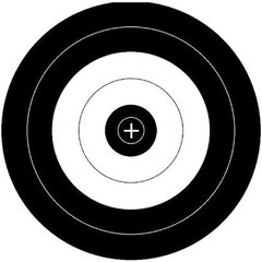 ALVO OFICIAL FIELD/FLINT ROUND - IFAA/FIELD BRASIL 50CM