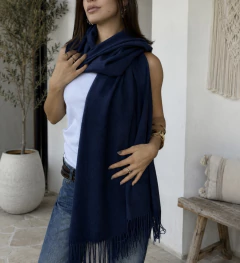 Pashmina Lana Azul en internet