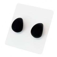 Aros Media Gota Negro Grande