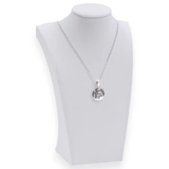 Collar Medalla San Benito Reversible - Soleil Bijouterie