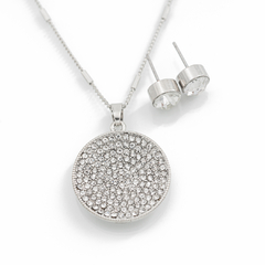 Conjunto 2 Niveles Circulo Strass - comprar online