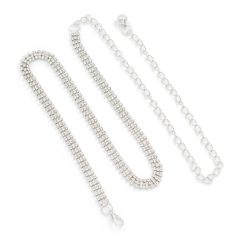 Cinto 3 Hileras Strass