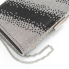 Cartera Clutch Strass Diagonal Negra en internet