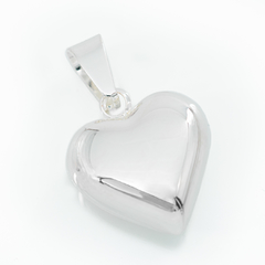 Corazón Inflado Liso Mediano