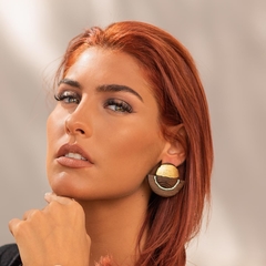 Aros Madera y Strass - comprar online