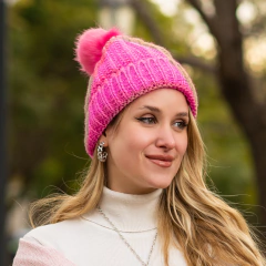 Gorro Fucsia con Piel Interior en internet
