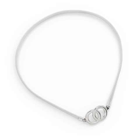 Cinto Hebilla Circulos Calados