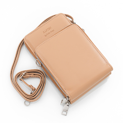 Bandolera Beige Lisa Porta-Celular