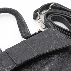 Cartera Negra Glitter Mini en internet