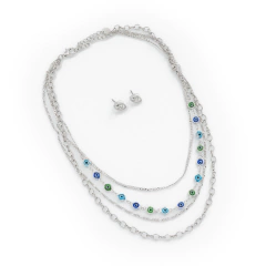 Conjunto 4 Cadenas Ojo Turco