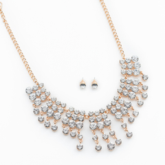 Conjunto Strass Tejido Ancho