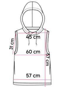 Hoodie chaleco amour