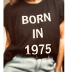 Remera BORN IN black