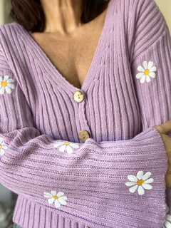 Cardigan Greta Margarita - Natalia Dubinsky Customizacion de prendas y Objetos