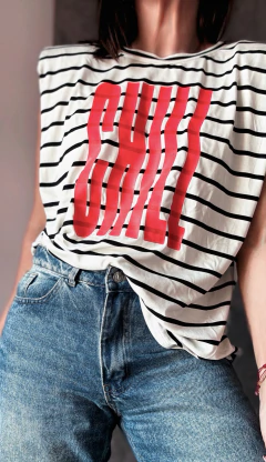 Remera Morley Rayada Diseños en internet