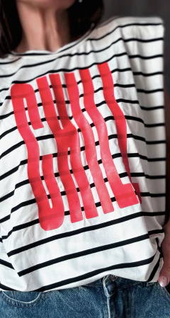 Remera Morley Rayada Diseños - comprar online