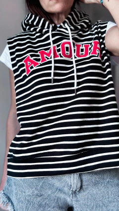 Hoodie chaleco amour en internet