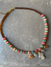 Collar Hamsa green terra art 416