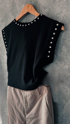 Remera Brenda full perlas ( por pedido 48hs/72hs)