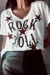 Remera Rock & Roll tachas - comprar online