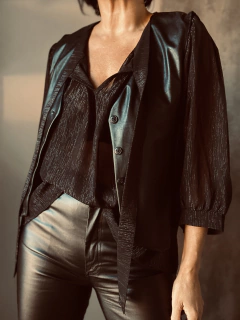 Camisa Dubai lurex - Natalia Dubinsky Customizacion de prendas y Objetos