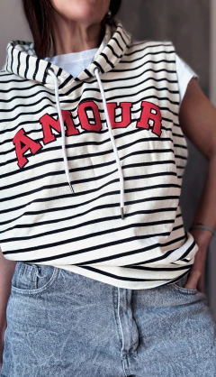 Hoodie chaleco amour - tienda online