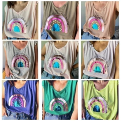 Remera Summer sin mangas Find a place to feel good