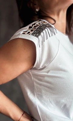 Remera print shine en internet
