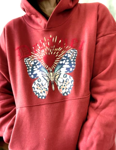 Buzo hoodie Dreamer mariposa - tienda online