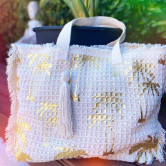 Super bolso playero boho gold - loja online