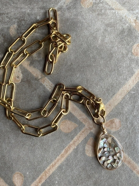 Cadena dije resina nacar art 252