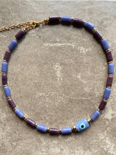 Collar ojo vidrio art 358 en internet