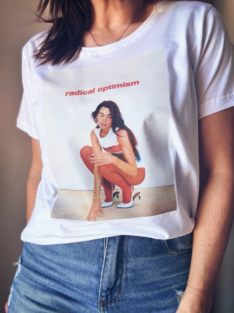 Remera Dua Lipa DTF