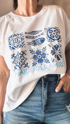 Remera manga china Mare Sole Amore en internet